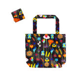 Sac de courses noir polyester 44 x 33 x 9 cm