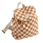 Sac  dos maternelle en coton imprim damier