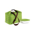 Sac isotherme vert  bandoulire avec bote hermtique 30 x 30 x 18 cm