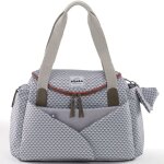 Sac  langer sydney ii play print gris et corail