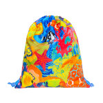 Sac de natation bleu polyester 34 x 28 x 0 cm