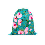 Sac de natation bleu turquoise polyester 34 x 28 x 0 cm