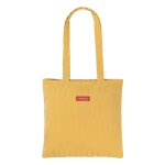 Sac de plage gomtrique polyester jaune
