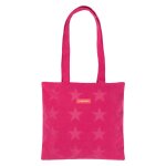 Sac de plage polyester toiles fuchsia
