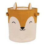 Sac de rangement enfant renard orange, blanc et noir