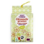 Sachet parfum d'armoire citronnelle granium