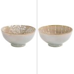 Saladier 20 cm (1 modle alatoire) beige en porcelaine