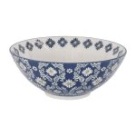 Saladier 23 cm bleu en grès Saladier 23 cm bleu en grès