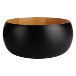 Saladier en bambou, noir, d 30, 5xh12 cm Saladier en bambou, noir, d 30, 5xh12 cm