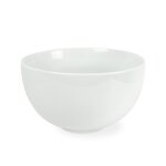 Saladier boule en porcelaine blanc