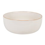 Saladier en cramique beige