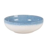 Saladier en céramique bleue et blanche Saladier en céramique bleue et blanche