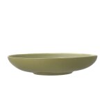 Saladier en grès vert pur 28cm Saladier en grès vert pur 28cm