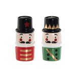 Salire et poivrire casse - noisettes en dolomite rouge, verte, noire et dore