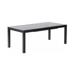 Salon de jardin en aluminium et hpl star table et 6 fauteuils