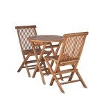 Salon de jardin en teck huil massif 2 / 4 pers.
