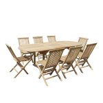 Salon de jardin en teck massif extensible 8 / 10 pers. Salon de jardin en teck massif extensible 8 / 10 pers.