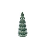 Sapin 14 cm vert en porcelaine