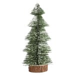 Sapin enneigé vert décoratif - miniature 25 cm Sapin enneigé vert décoratif - miniature 25 cm