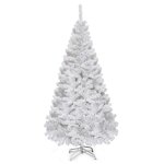 Sapin de nol artificiel dcoration d'intrieur blanc 210 cm