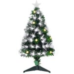 Sapin de noël artificiel fibre optique led 14 ampoules étoile h90 cm Sapin de noël artificiel fibre optique led 14 ampoules étoile h90 cm