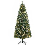 Sapin de no�l artificiel led 703 branches 30 pommes de pin h. 180 cm