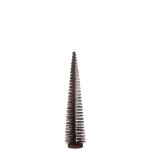 Sapin de nol artificiel en plastique rouge 10x10x39 cm