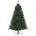 Sapin de nol artificiel touffu h. 180 cm 1 000 branches vert