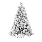 Sapin de nol enneig, 180 cm de haut, avec 808 branches en pe + pvc