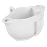 Saucire gras et maigre tradition blanc en porcelaine