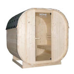 Sauna en plein air bois d'épicéa marron Sauna en plein air bois d'épicéa marron
