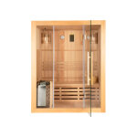 Sauna en bois pour 3 personnes 15x120 cm Sauna en bois pour 3 personnes 15x120 cm