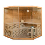 Sauna en bois pour 6 personnes 200x200 cm Sauna en bois pour 6 personnes 200x200 cm