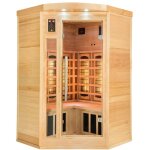 Sauna en bois infrarouge - 2 à 3 places Sauna en bois infrarouge - 2 à 3 places