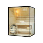 Sauna traditionnel en bois pour 3 personnes 150x120 cm Sauna traditionnel en bois pour 3 personnes 150x120 cm