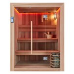 Sauna  vapeur pour 6 personnes en bois 165x165x210 cm
