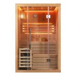 Sauna  vapeur - en bois d'hemlock canadien 130x120x200 cm