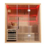 Sauna  vapeur - en bois d'hemlock canadien 180x130x200 cm