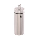 Saupoudreuse de sucre en acier inoxydable argent