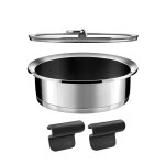 Sauteuse 24cm revêtement céramique avec couvercle Sauteuse 24cm revêtement céramique avec couvercle