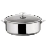 Sauteuse 28 cm revtement cramique avec couvercle