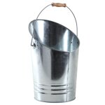 Seau � cendres en m�tal argent