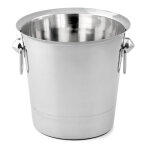 Seau  champagne 20 cm inox argent