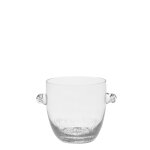 Seau à glaçons en verre transparent d20 Seau à glaçons en verre transparent d20