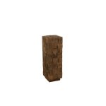 Sellette en bois fonc recycl h90