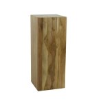 Sellette porte - plante carré en bois de teck recyclé 85cm Sellette porte - plante carré en bois de teck recyclé 85cm