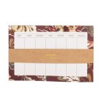 Semainier en papier multicolore