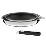 Série de 2 poêles 20 / 24cm revêtement céramique avec poignée noire Série de 2 poêles 20 / 24cm revêtement céramique avec poignée noire