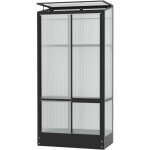 Serre de balcon en polycarbonate 4 mm et aluminium polis noir Serre de balcon en polycarbonate 4 mm et aluminium polis noir