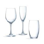 Service de 18 verres  pied et verres  eau la cave - luminarc